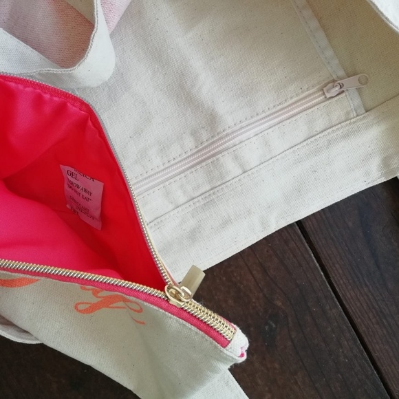 100 COTTON LARGE BEACH TOTE BAG SET - Picture 2 of 3